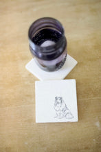 Collie Marble Coasters
