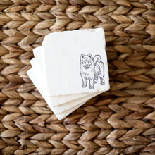 Samoyed Marble Coasters Set