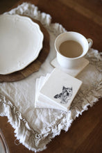 Westie Marble Coaster Set