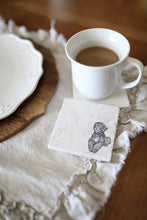 Portuguese Water Dog Marble Coasters