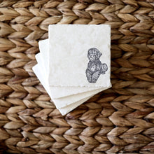 Portuguese Water Dog Marble Coasters