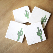 Saguaro Painted Marble Coasters