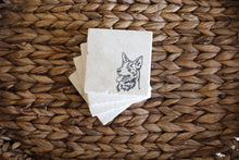 Blue Heeler Marble Coasters