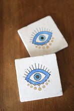 Evil eye coasters