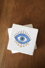 Evil eye coasters