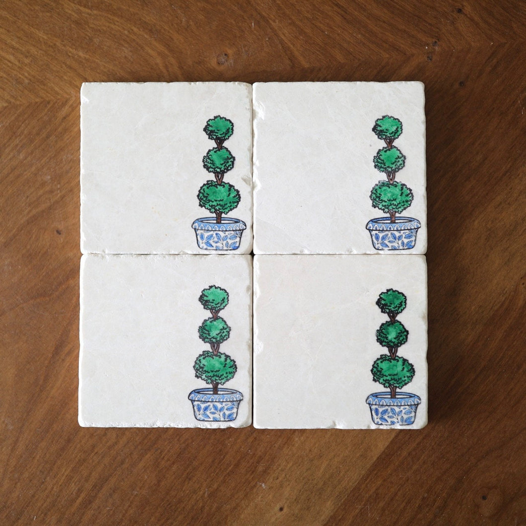 Topiary Tree Coasters