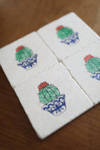 Flowering Barrel Cactus Coasters