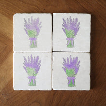 Lavender Marble Coasters