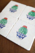 Flowering Barrel Cactus Coasters