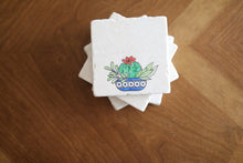Potted Barrel Cactus Coaster