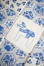 Large Dala Horse Marble Coasters