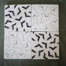 Ghost Marble Coasters
