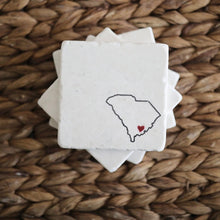 South Carolina Marble Coasters