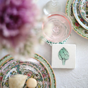 Artichoke Marble Coasters