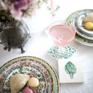 Artichoke Marble Coasters