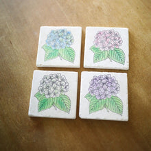 Hydrangea Marble Coasters