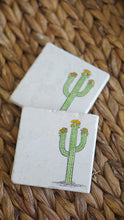 Blooming Saguaro Marble Coasters