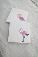 Flamingo Marble Coasters