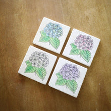 Hydrangea Marble Coasters