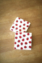 Lady Bug Marble Coasters