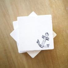 Anchor Marble Coasters