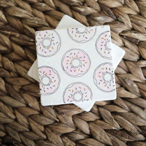 Donut Marble Coaster Set