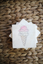 Ice Cream Marble Coasters