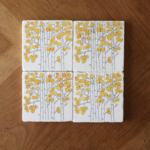 Fall Aspen Tree Coasters