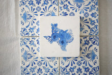 Texas Blue and White Coasters