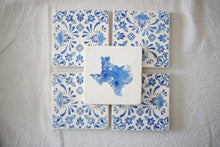 Texas Blue and White Coasters