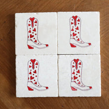 Valentine's Day Coastal Cowgirl Coasters