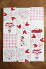 Heart Valentine's Day Donut Marble Coasters