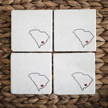 South Carolina Marble Coasters