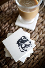 Australian Shepherd Marble Coasters/ Aussie marble coasters/ Australian shepherd mom/ aussie dog gift