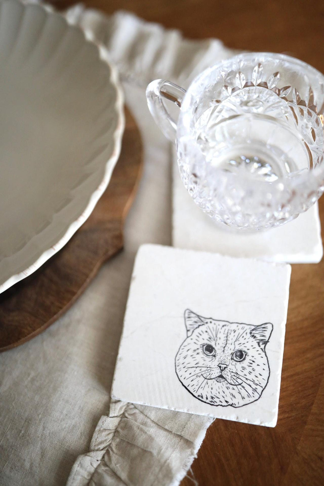 British Short Hair Cat Coasters - British Short Hair Coaster Gift - Housewarming Gift - British Short Hair Cat - Cat Mom - Cat Dad