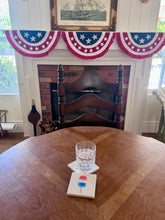 4th of July popsicle marble coasters, patriotic home decor, Americana home decor, hand painted marble coasters