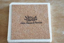 Iowa Marble Coaster Set- Iowa drink coaster housewarming gift- drink marble custom tile stone coasters