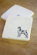 Brittany Marble Dog Coasters - Lace, Grace & Peonies