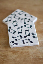 Music Notes Coasters, Marble Coasters, Music Teacher Gift, Musician Gift, Music Lover Gift, Pianist Gift, Band Teacher Gift