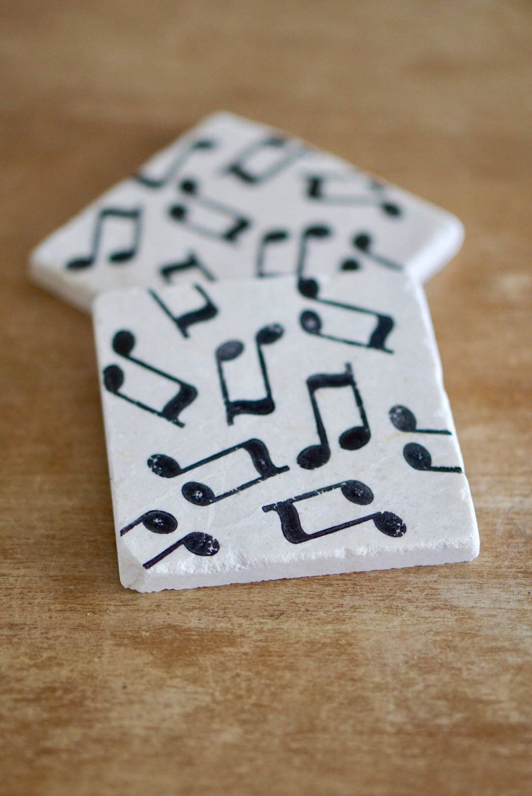 Music Notes Coasters, Marble Coasters, Music Teacher Gift, Musician Gift, Music Lover Gift, Pianist Gift, Band Teacher Gift
