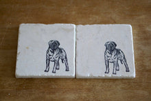 English Mastiff Dog Marble Coaster/English Mastiff Gift- natural coasters/coaster set/tile coaster/ stone coaster dog mom
