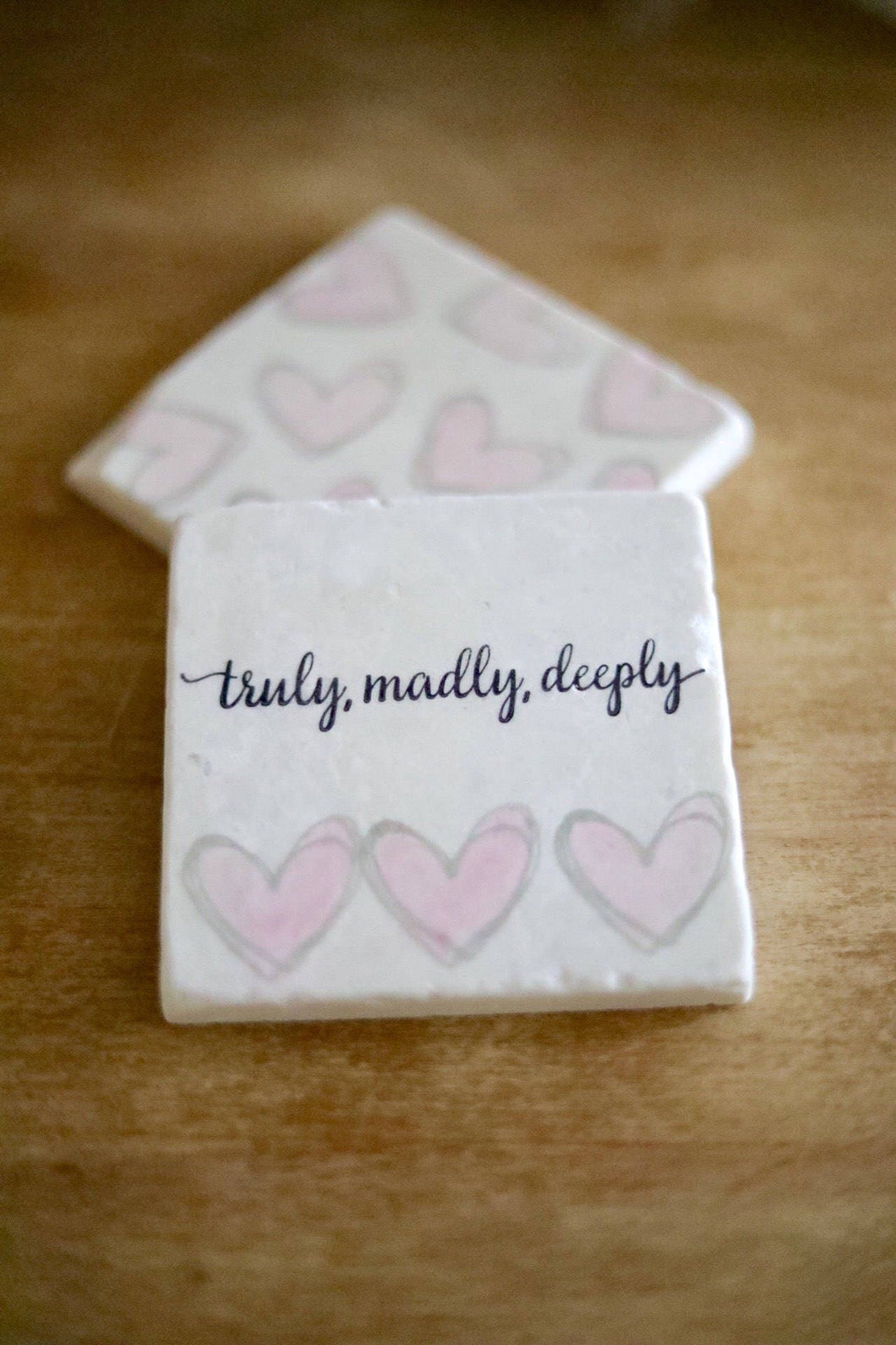 Galentines Day Coasters Set Gift/ galentines day gift idea/ Valentine’s Day marble coasters/ drink coaster set/ unique coasters