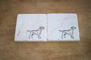 4 Labrador Retriever Coasters/ Lab gift /lab dog coaster/ dog gift/ marble/coaster set/tile coasters/stone coasters/ Christmas gift
