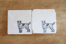 Wired Hair Jack Russell Dog Marble Coasters/Jack Russell / Drink Coaster/ Tumbled Marble Coasters/ Coaster Set/Jack Russell Gift