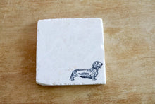 4 Dachshund Dog Marble Coasters Gift/ Wiener Dog /dog coasters/ dog gift/ marble coaster/coaster set/tile coasters/stone coasters/ Marble