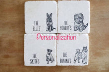 Chinese Crested Marble Coaster Set-  Chinese Crested Dog Gift marble coaster set drink coaster marble coasters