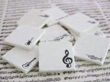 Acoustic guitar marble coasters/ acoustic guitar gift/ vintage guitar/ guitarist gift/ marble coasters/ stone coasters/ drink coasters