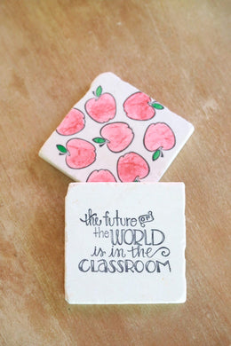 Teacher Gift Coaster set for Teacher Christmas Gift