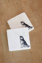 Husky Dog marble Coaster/ Siberian Husky Coaster/dog coaster/ dog gift/ marble/coaster set/tile coasters/stone coasters/ Christmas gift