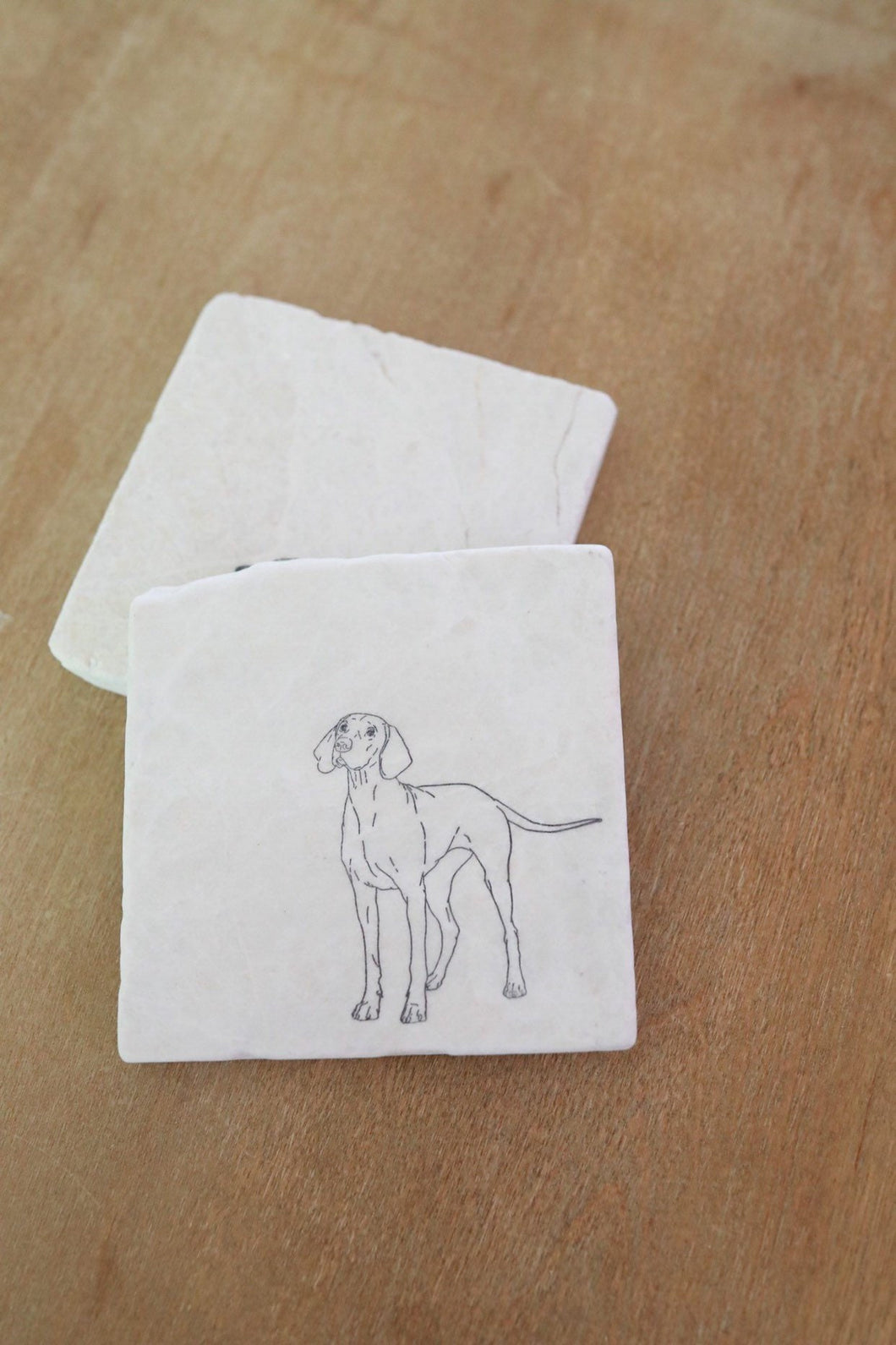 Coonhound Marble Coaster Set- Coonhound dog gift- stone coasters, marble coasters, custom coasters, drink coasters, pet loss, dog mom